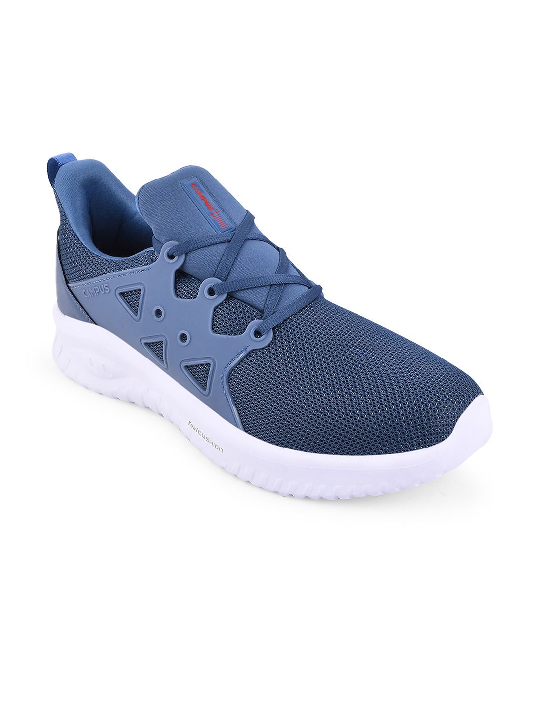 Campus Men CAMP-PROTO Blue Mesh Running Shoes