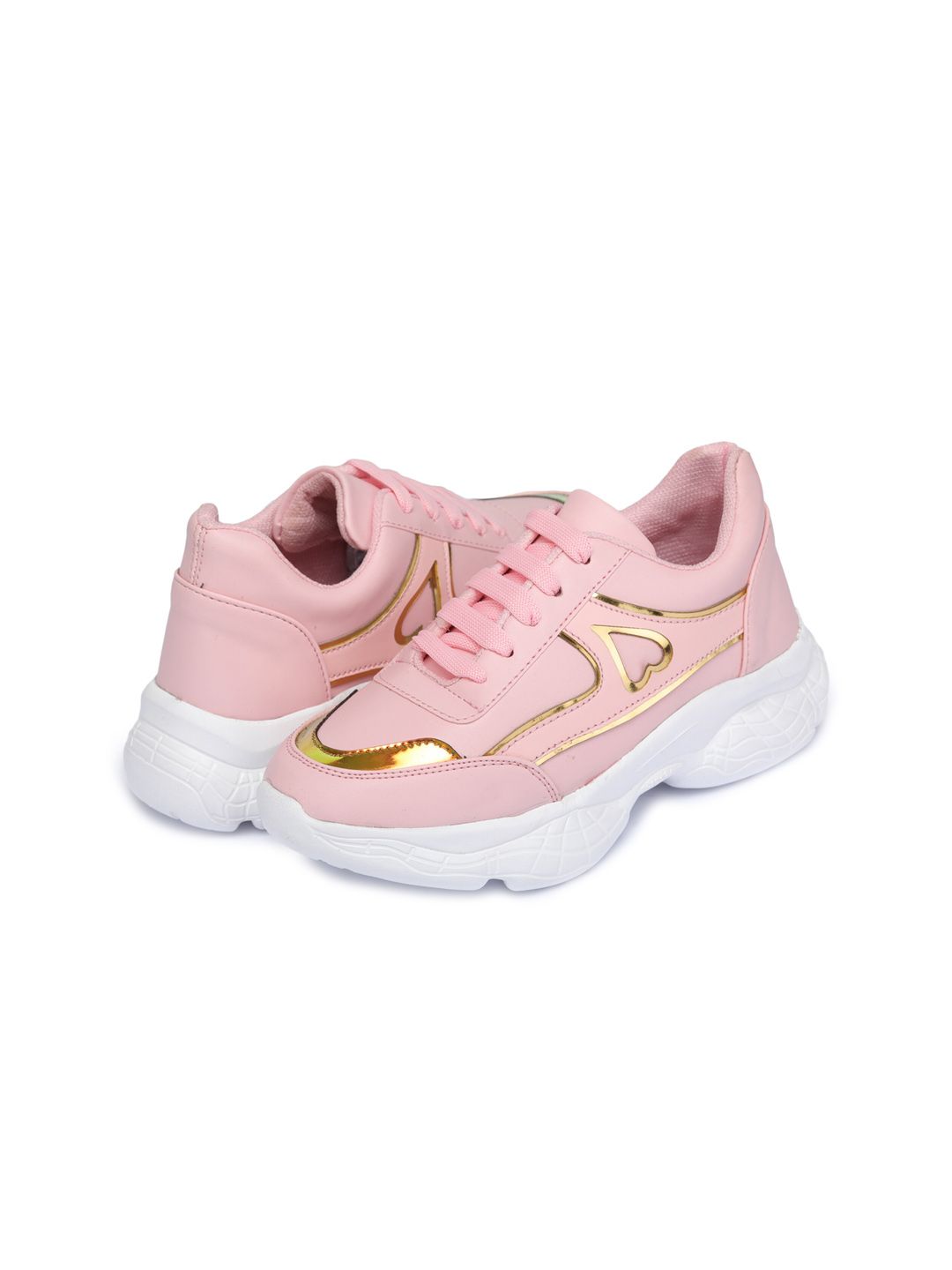 BOOTCO Women Pink Sneakers Price in India