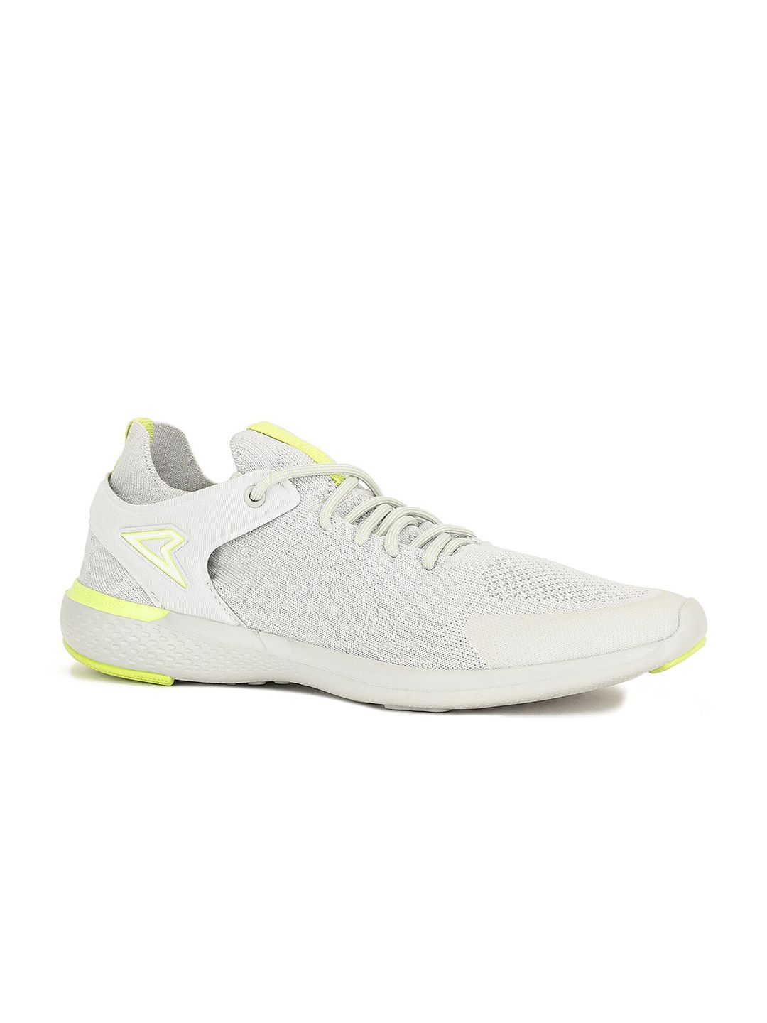 Power Men Grey Textile Running Non-Marking Shoes