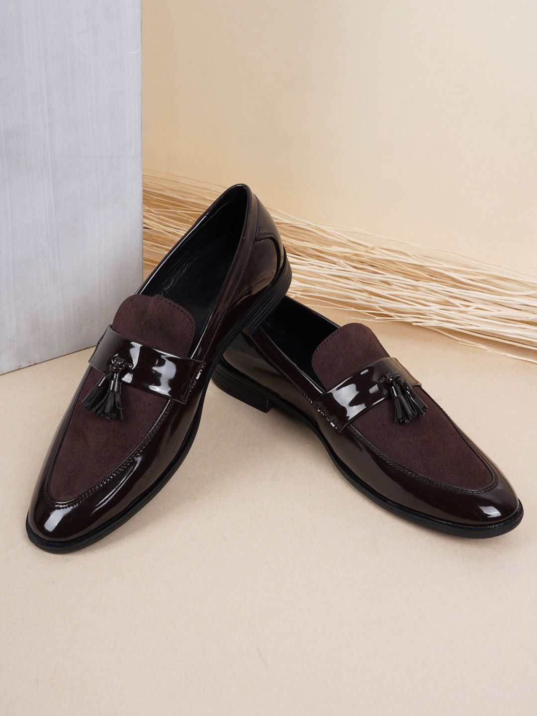 Style Shoes Men Brown Loafers