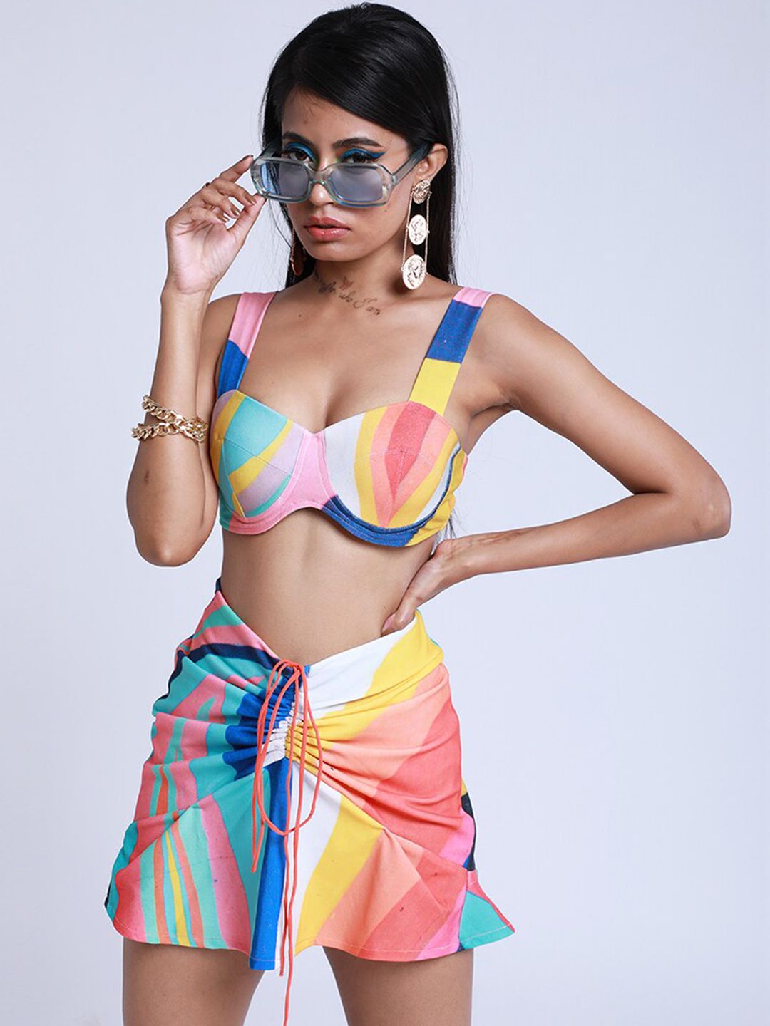 MISSY Women Multicolour A-Line Skirts