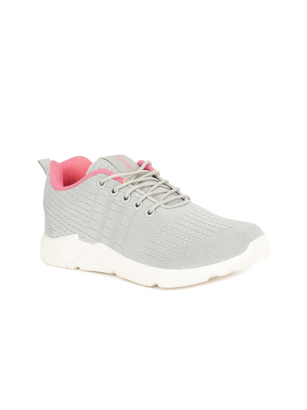 Bata Women Grey Woven Design Sneakers Price in India