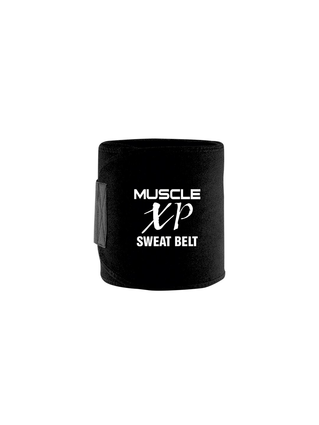 MUSCLEXP Black Solid Sweat Belt Price in India