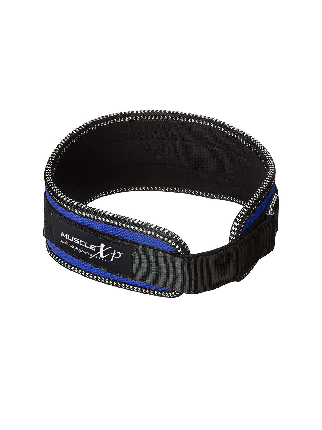 MUSCLEXP Blue Solid Weight Lifting Gym Belt Price in India