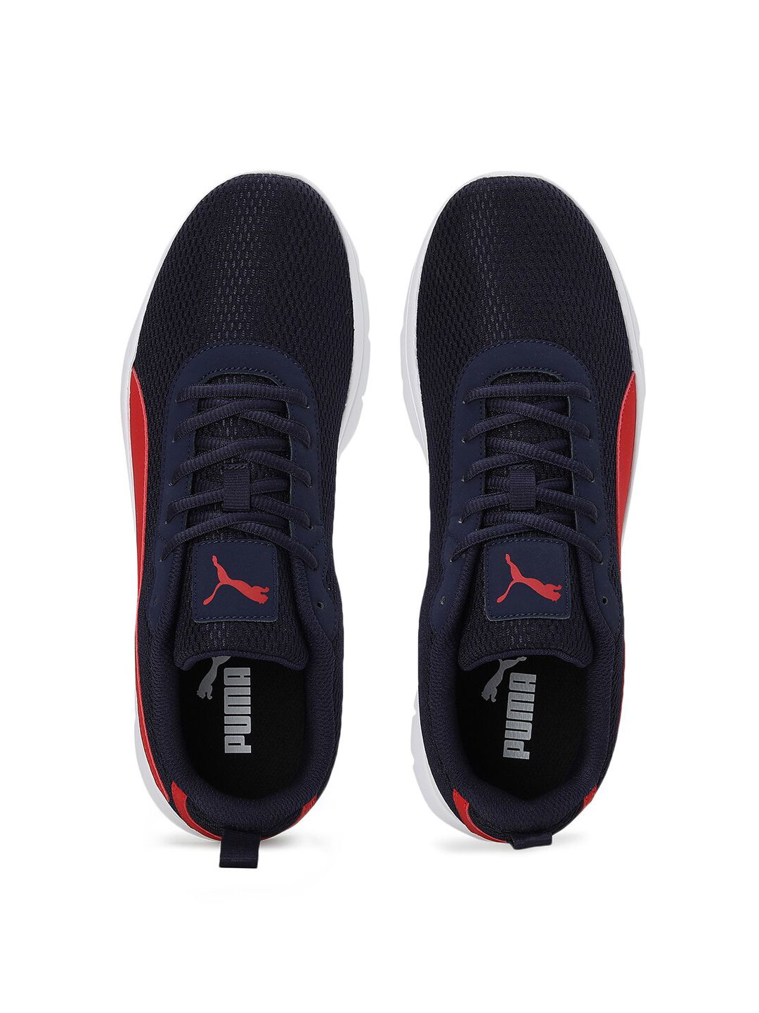Puma Men Blue Mesh Ultimate Ease Running Shoes
