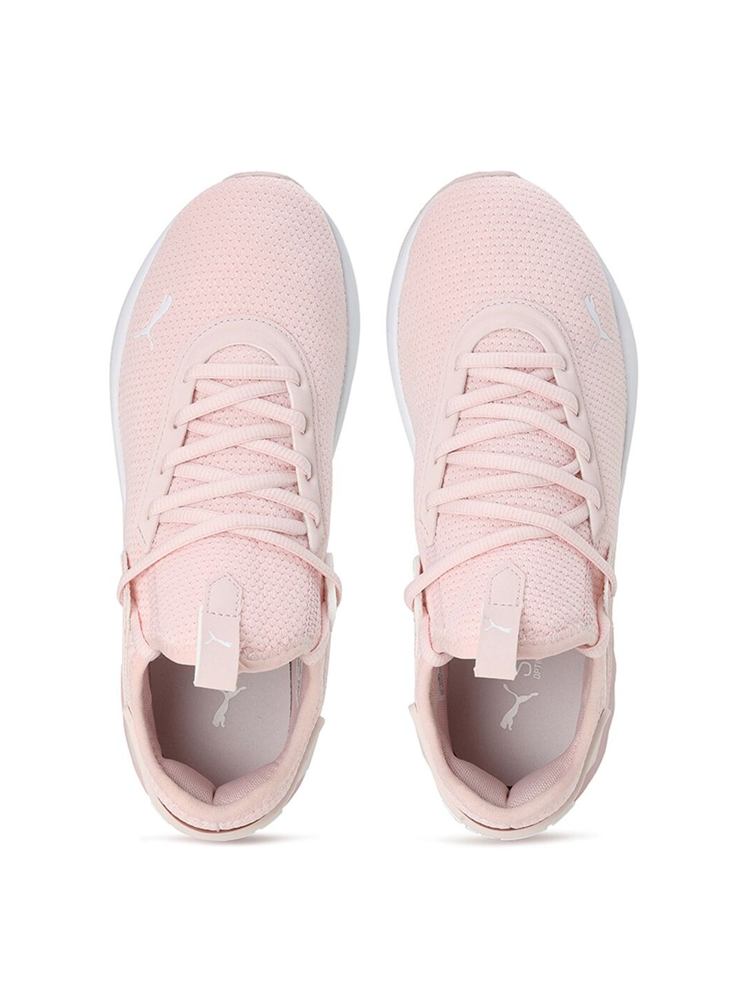 Puma Women Pink Textile Lace-Up Running Shoes Price in India