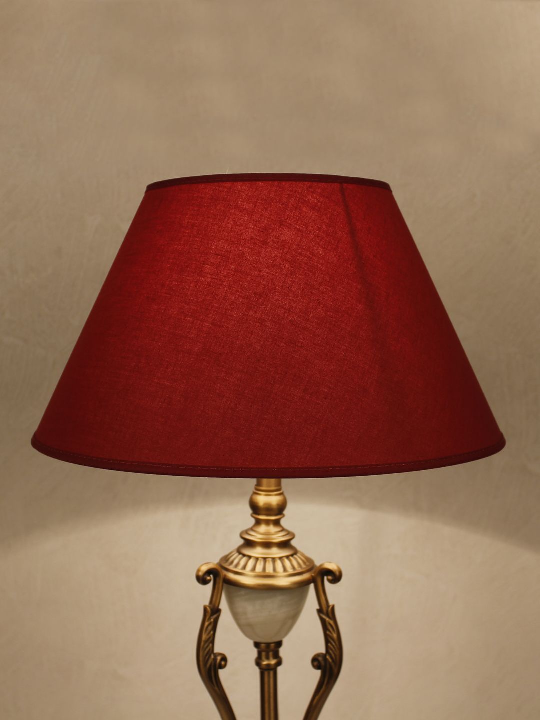 THE LIGHT STORE Red Table Top Lamp Shade Price in India