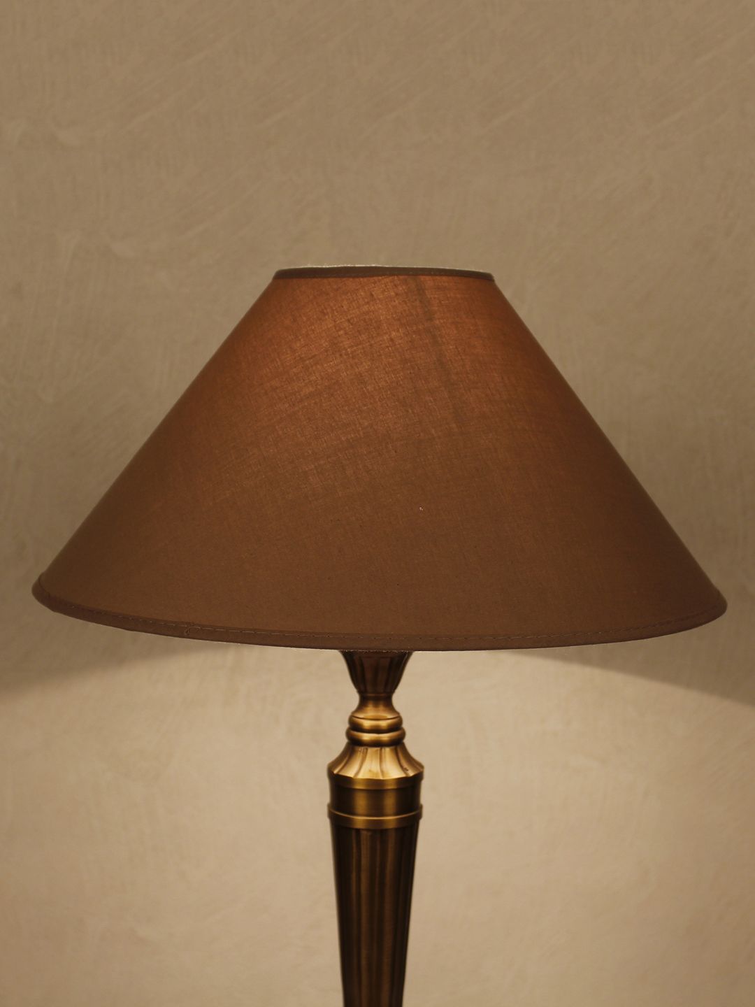 THE LIGHT STORE Beige Bedside Standard Table Top Lamp Price in India