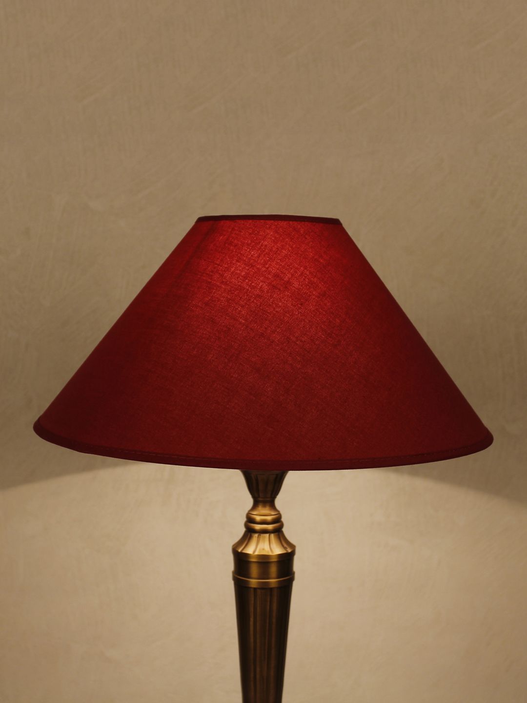 THE LIGHT STORE Red Table Top Lamp Shade Price in India