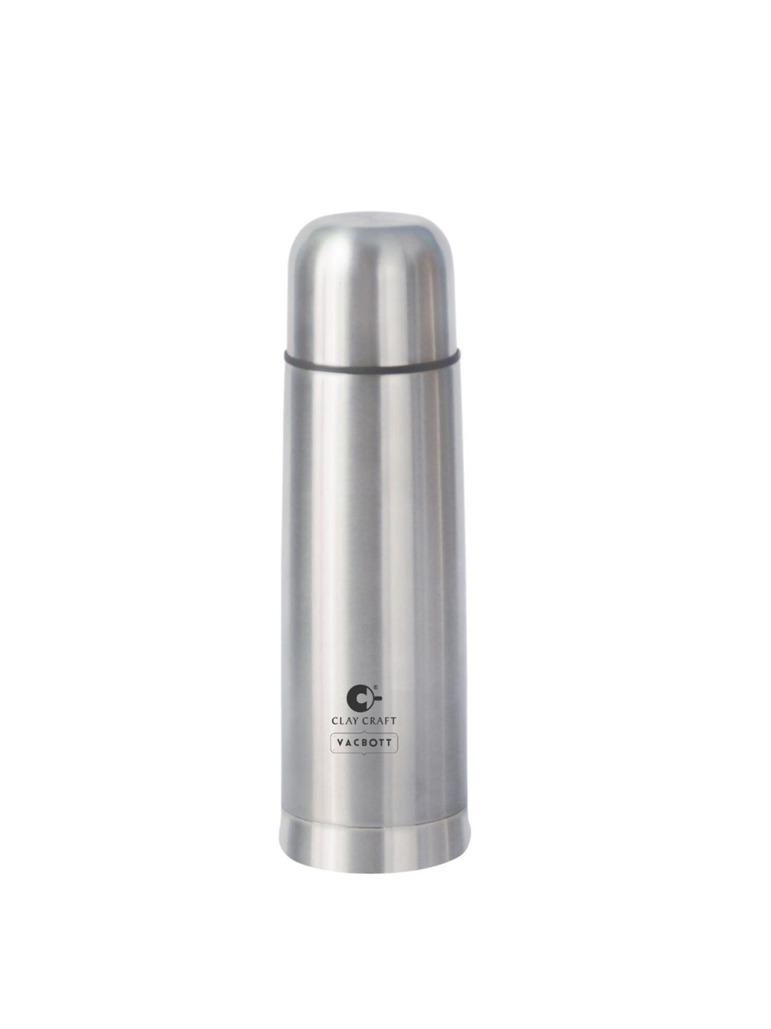CLAY CRAFT Silver-Toned Solid Stainless Steel Water Bottle Price in India