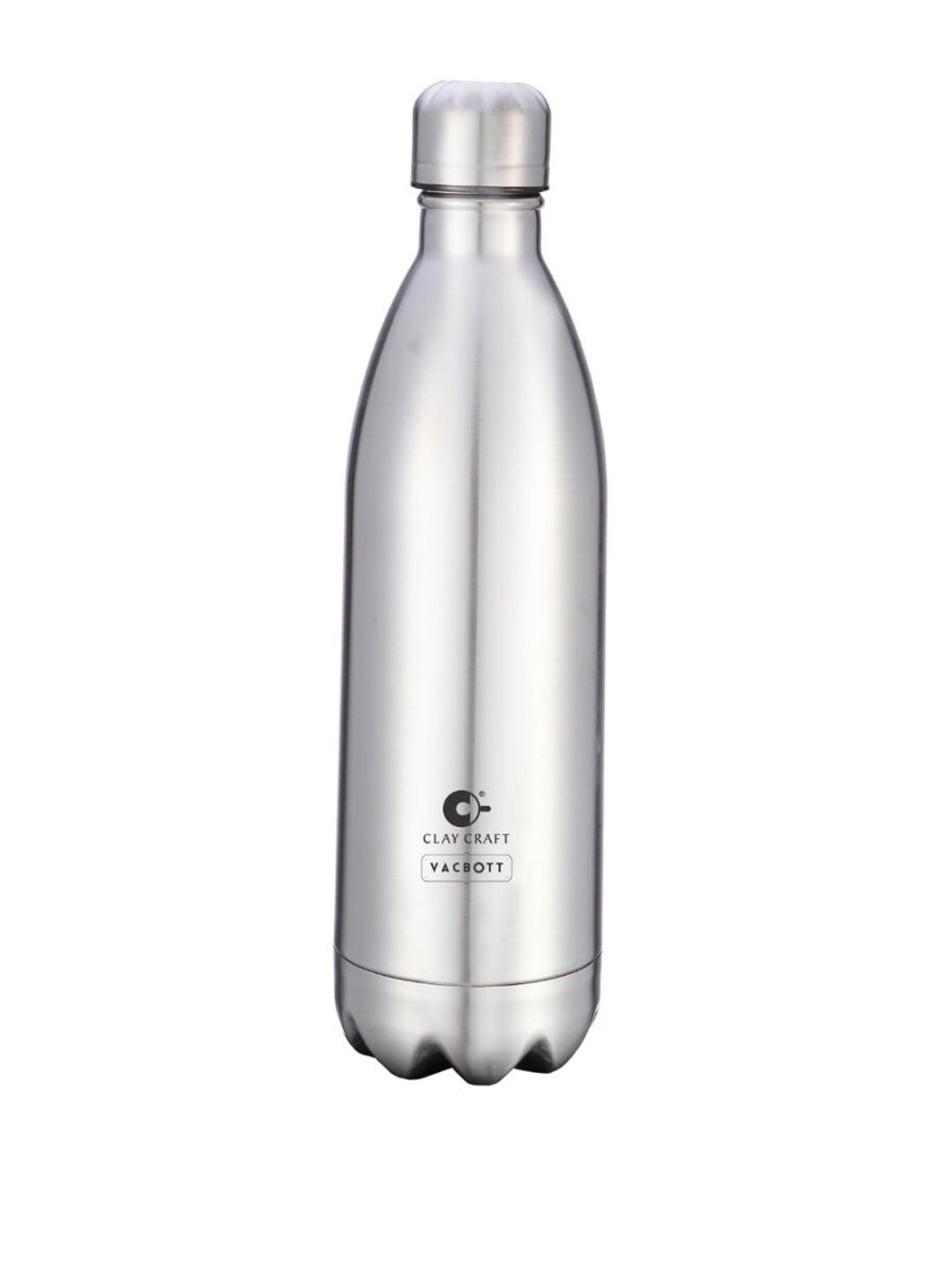 CLAY CRAFT Silver-Brand Logo Printed Stainless Steel Water Bottle Price in India