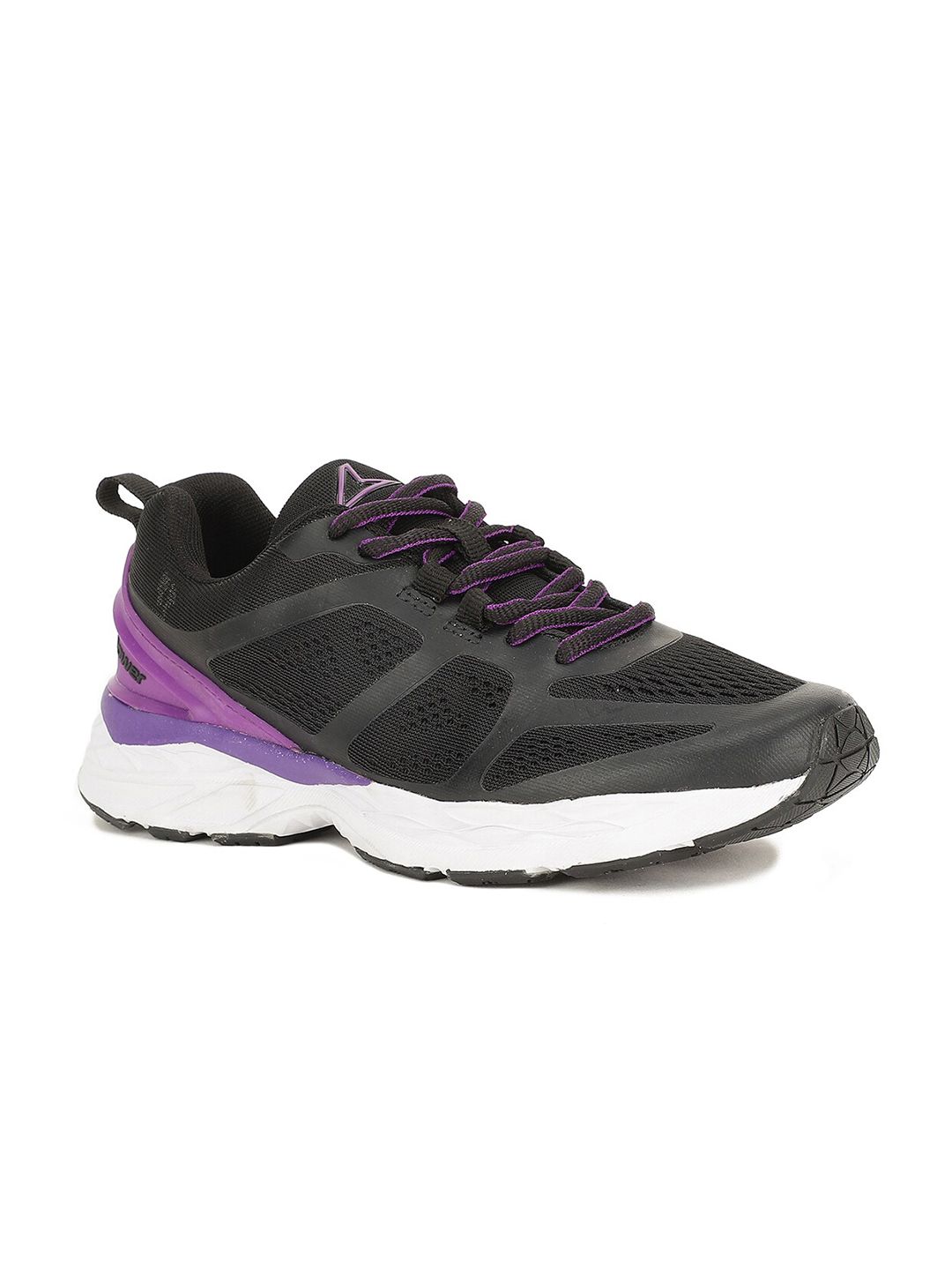 Power Women Black Mesh Running Non-Marking Shoes