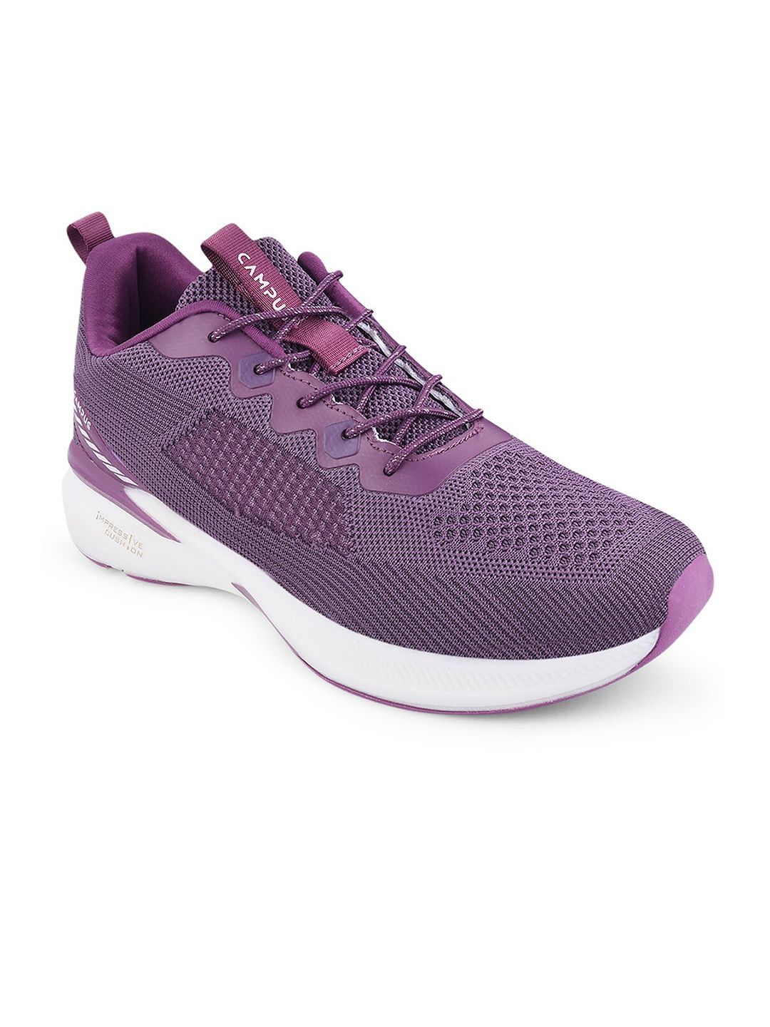 Campus Women Purple Mesh Running Non-Marking Shoes Price in India