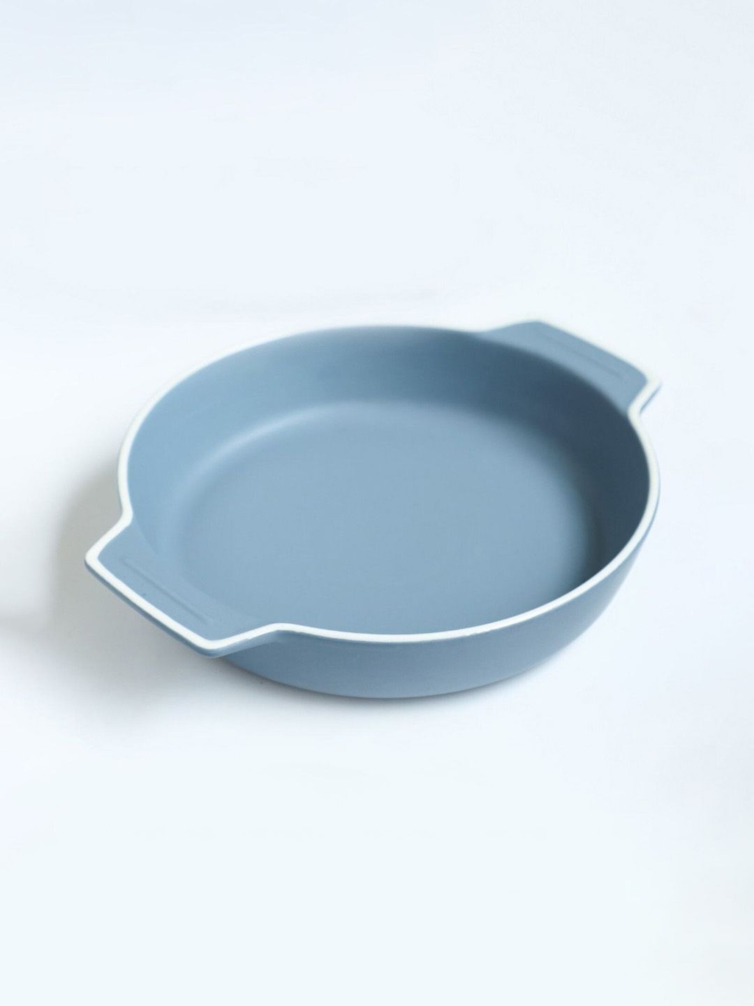 Nestasia Blue Solid Ceramic Bakeware Pot Price in India