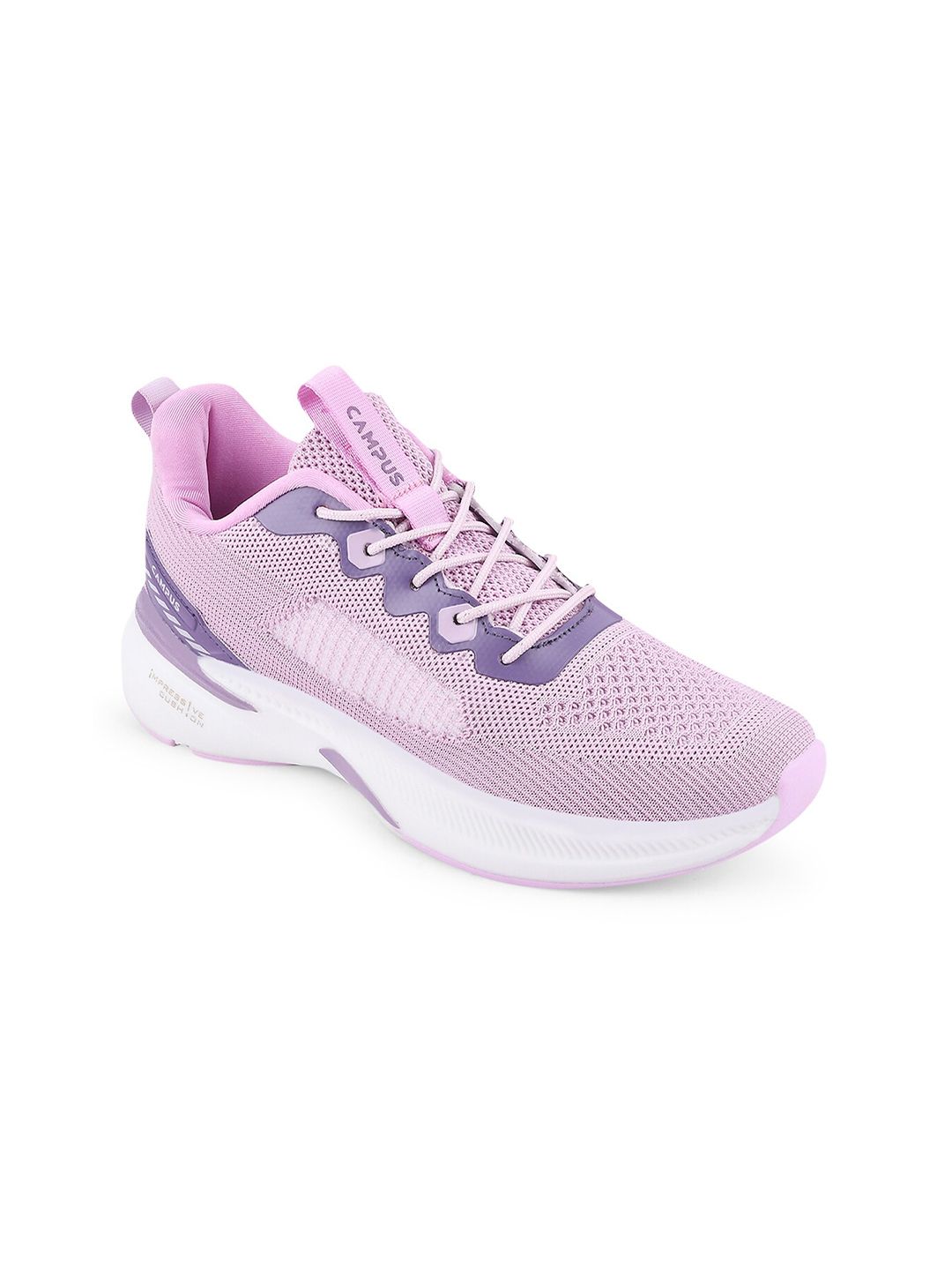 Campus Women Purple Mesh Running Non-Marking Shoes Price in India