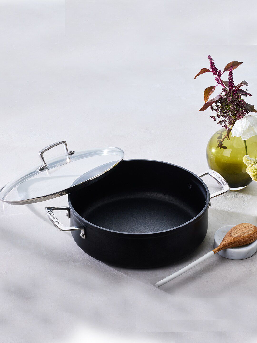 LE CREUSET Steel-Toned TNS HB Sauteuse Price in India