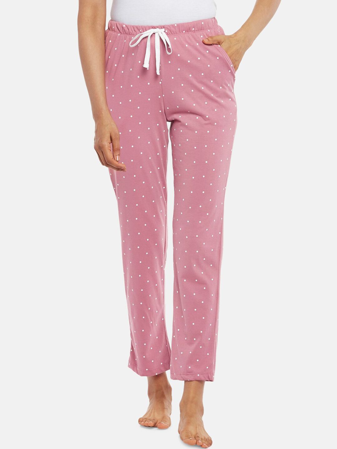 Dreamz by Pantaloons Women Pink Printed Lounge Pants Price in India