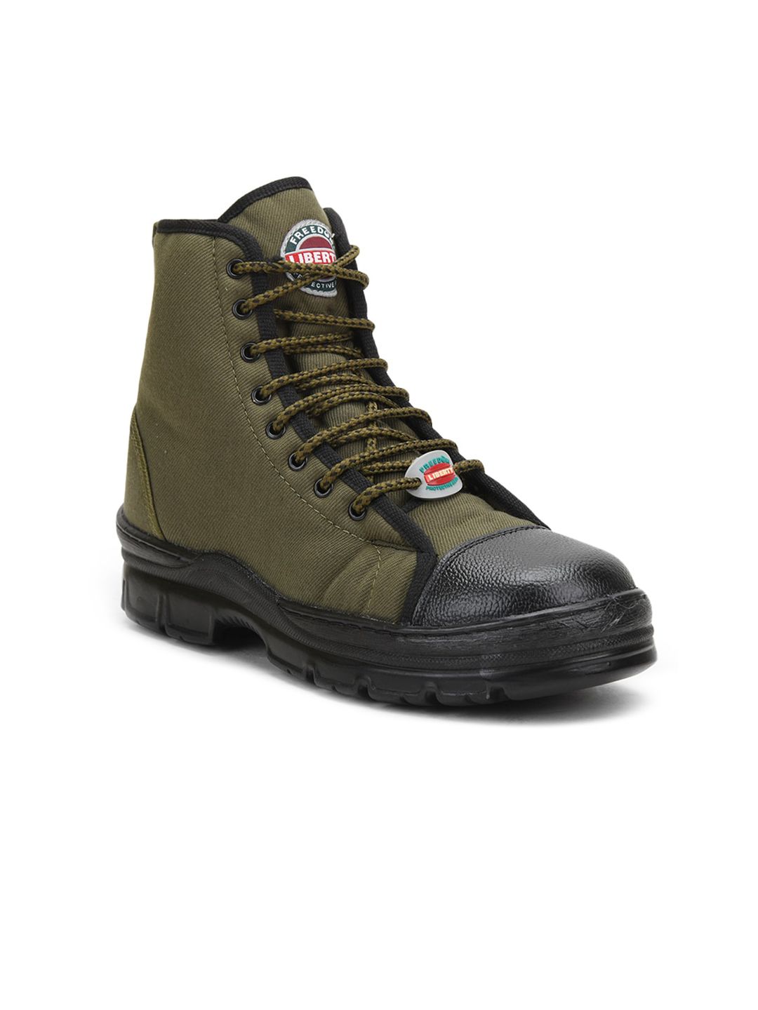 Buy LIBERTY Men HUNTER-Z Solid High Ankle Flat Casual Shoes