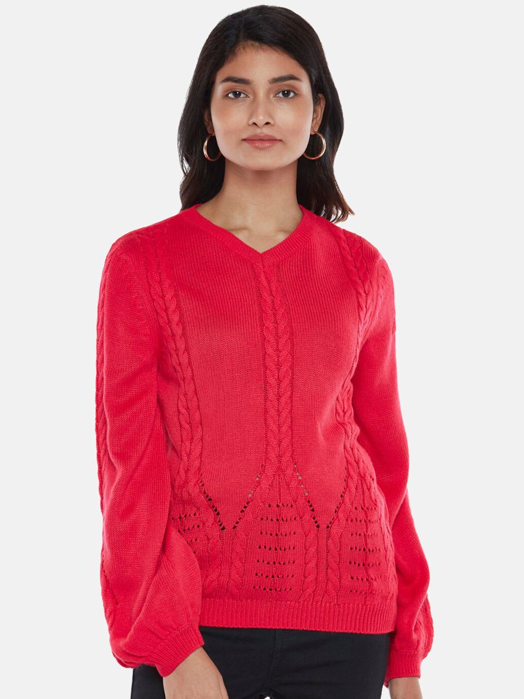 Honey by Pantaloons Women Pink Pullover Price in India