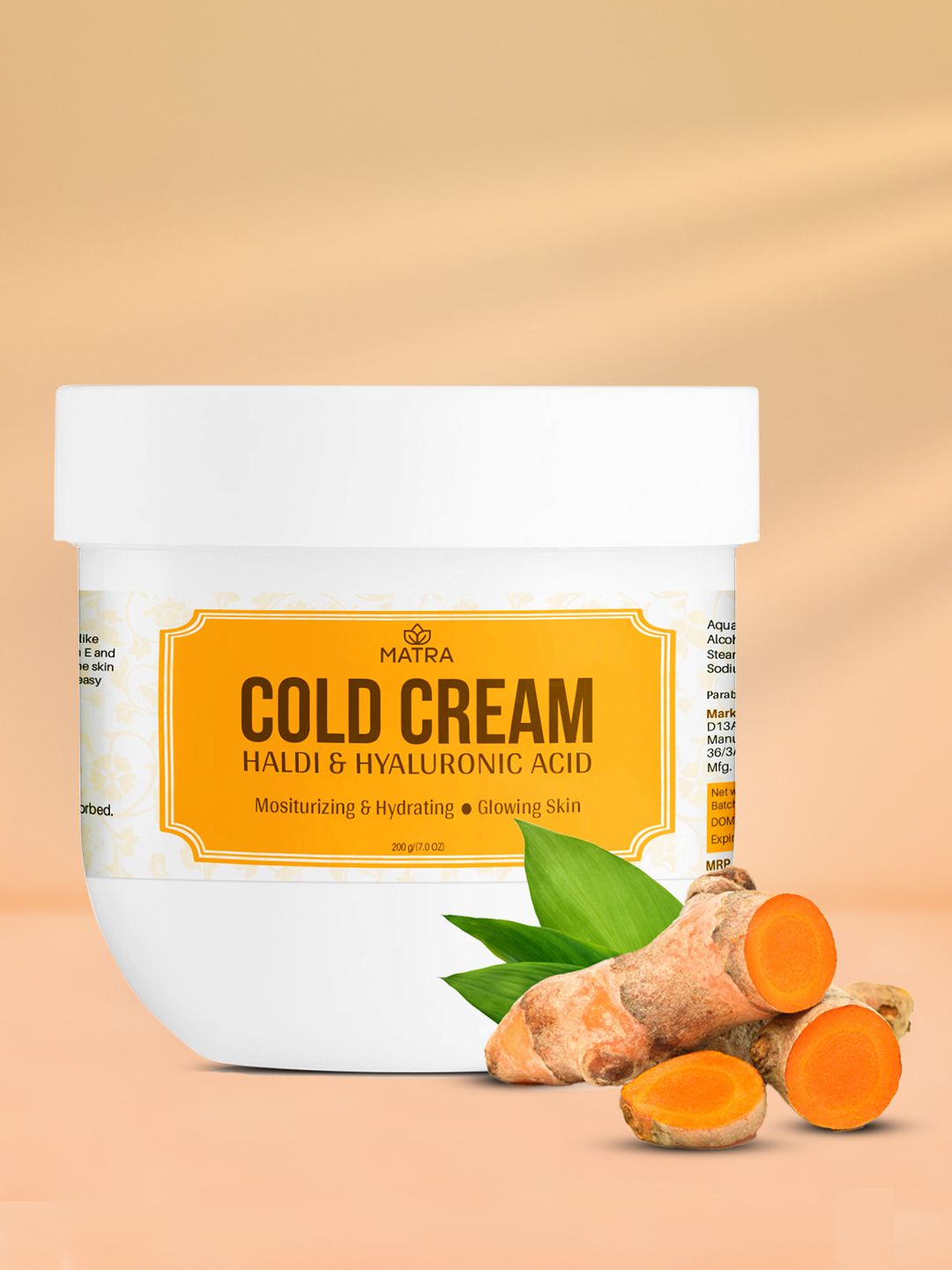 MATRA Haldi & Hyaluronic Acid Moisturizing & Hydrating Cold Cream - 200 g