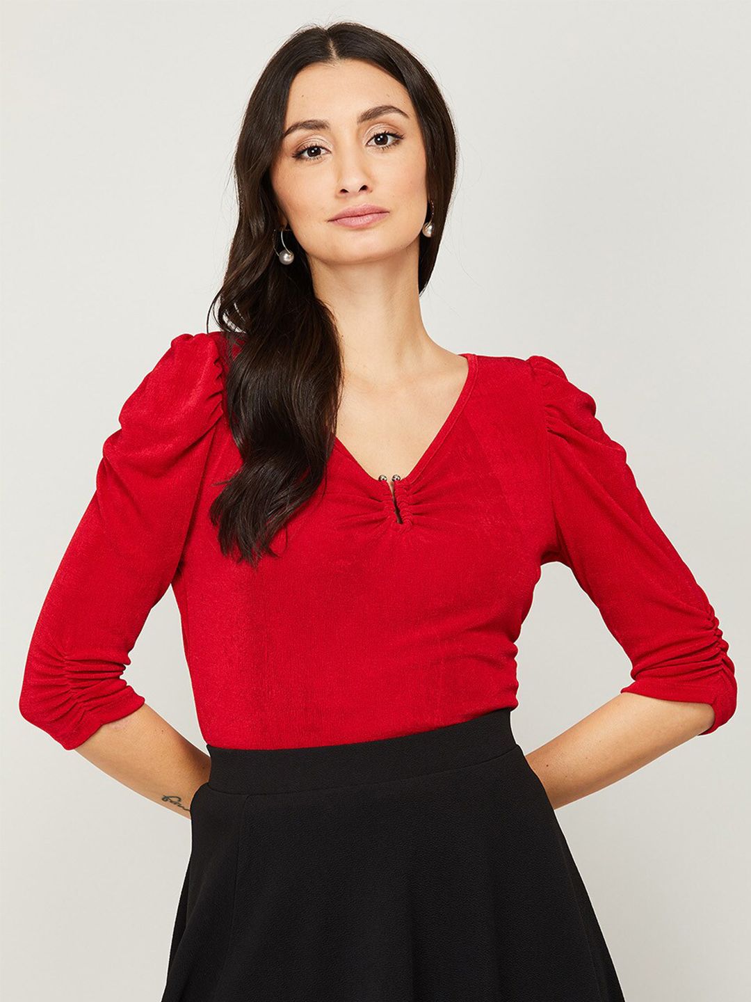 CODE by Lifestyle Red Top Price in India