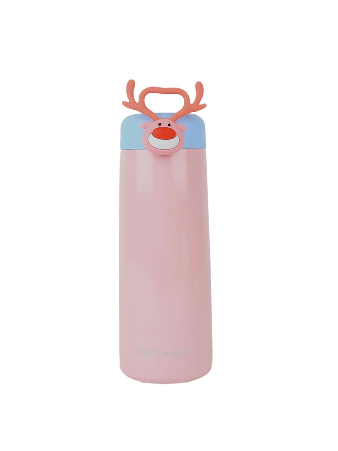 iSWEVEN Pink Solid Stainless Steel Thermos Double Wall Vacuum Insulated Water Bottle Price in India
