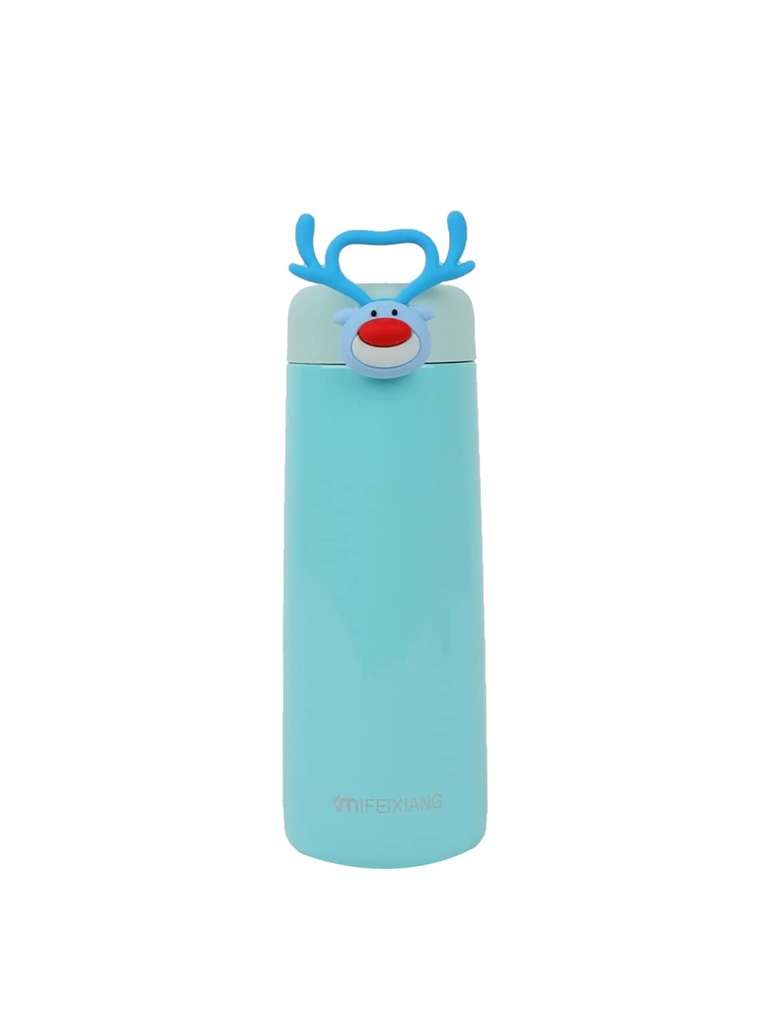 iSWEVEN Green Stainless Steel Double Wall Vacuum Insulated (380ml) Water Bottle Price in India