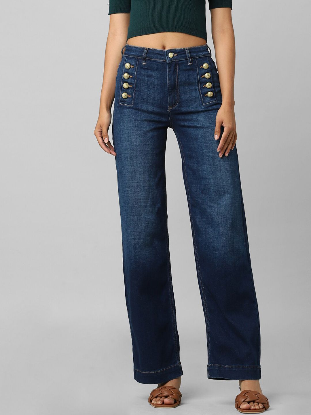 ONLY Women Blue High-Rise Jeans Price in India