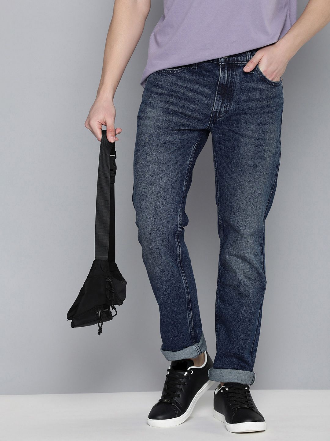 Levis Men 511 Slim Fit Heavy Fade Stretchable Jeans