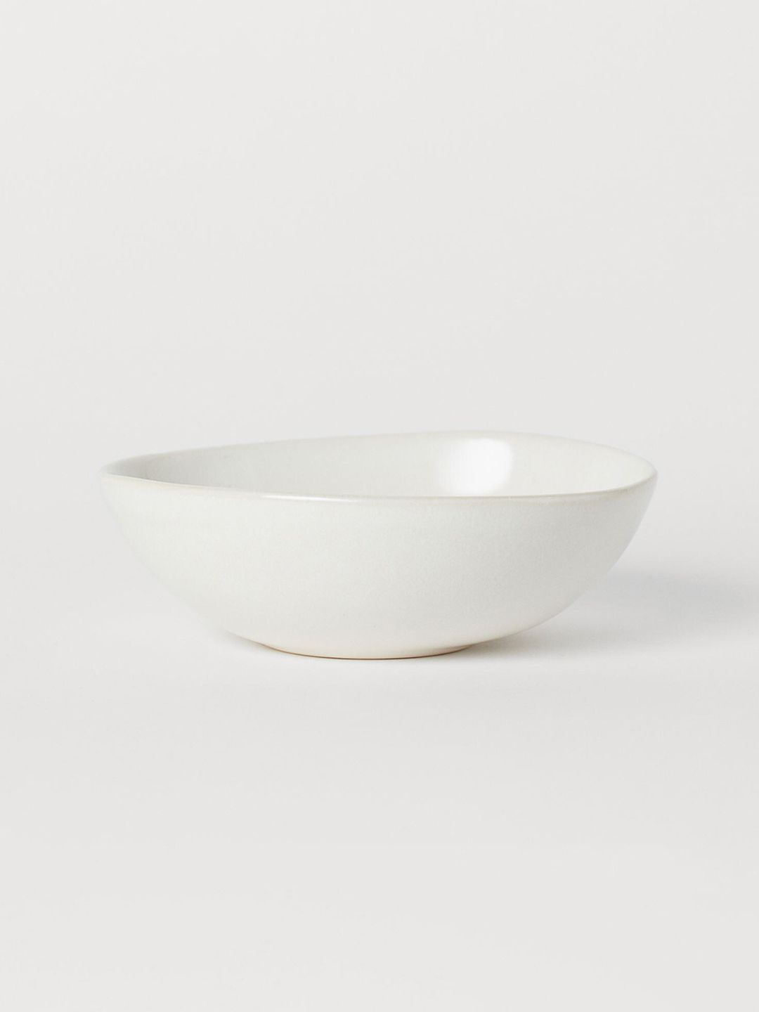 H&M White Solid Stoneware Bowl Price in India