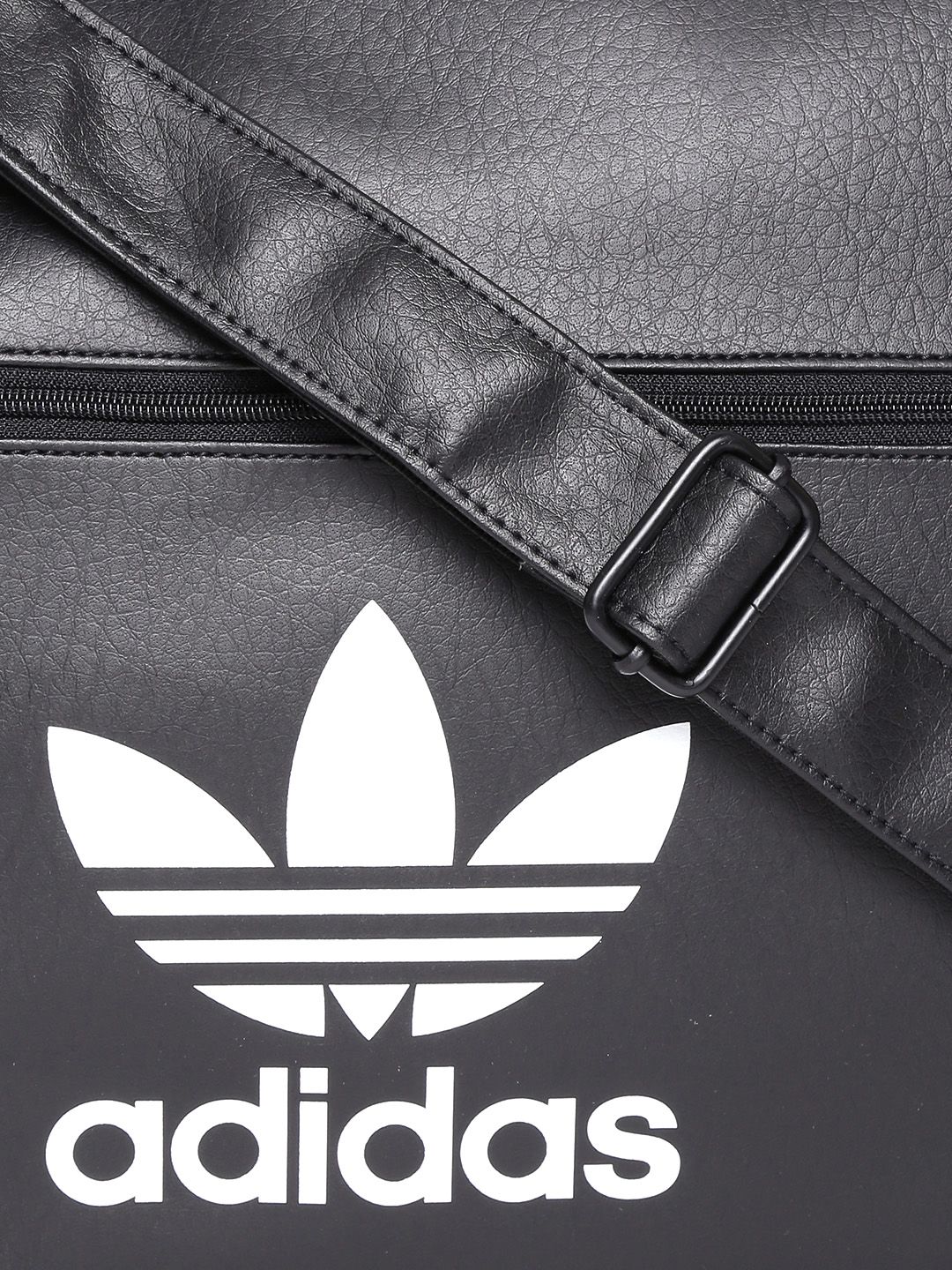 Buy ADIDAS Originals Unisex Black Airliner AC Clean Messenger Bag