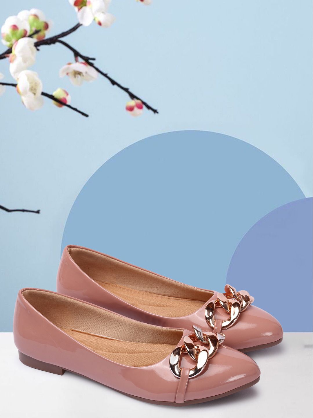 RINDAS Women Pink Ballerinas Flats