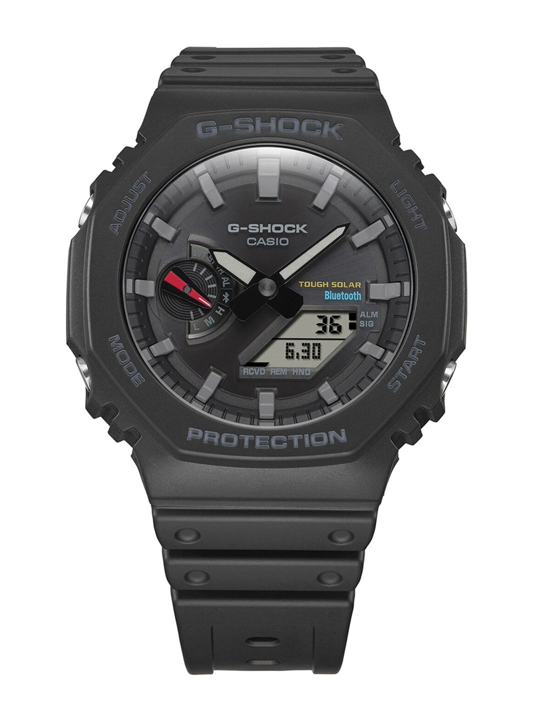 CASIO CASIO Men G-Shock GA-B2100-1ADR Black Analog-Digital Dial Black Resin Strap Watch G1241