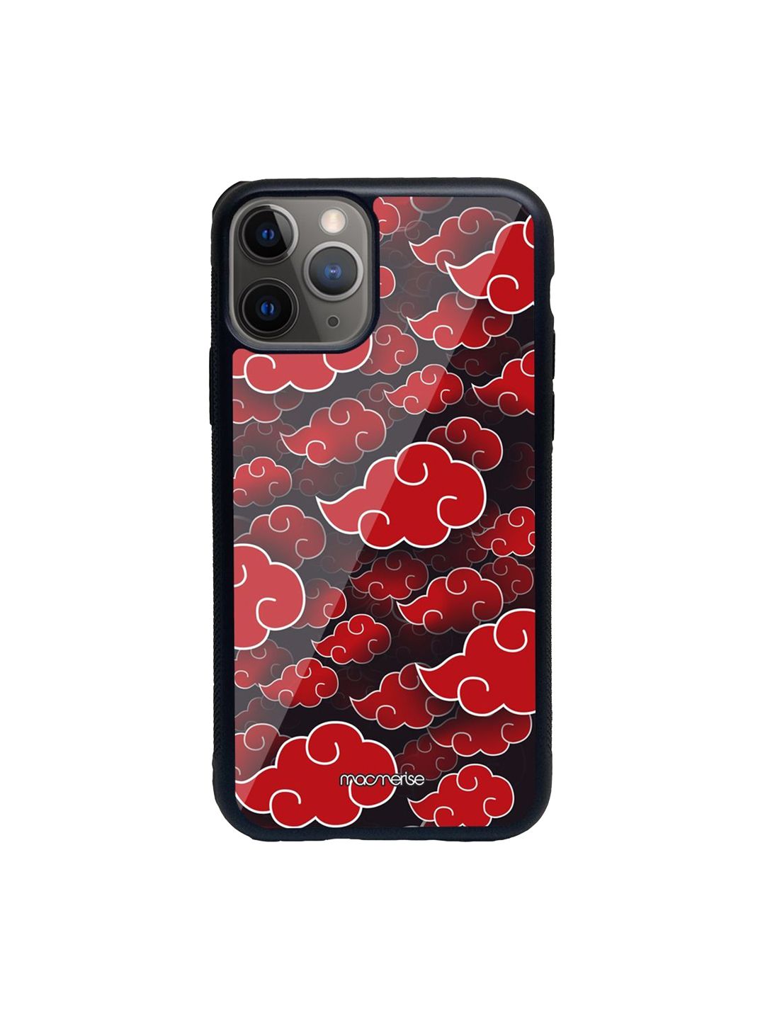 macmerise Red & Black  Printed iPhone 11 Pro  Back Case Price in India