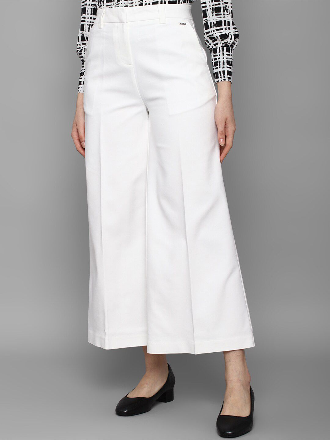 Allen Solly Woman Women White Culottes Trousers Price in India