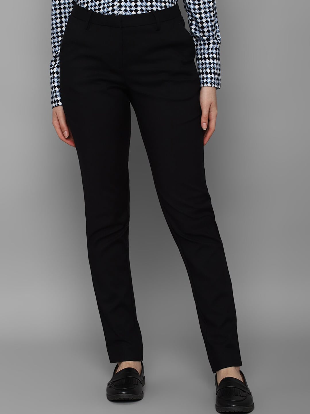 Allen Solly Woman Women Black Trousers Price in India