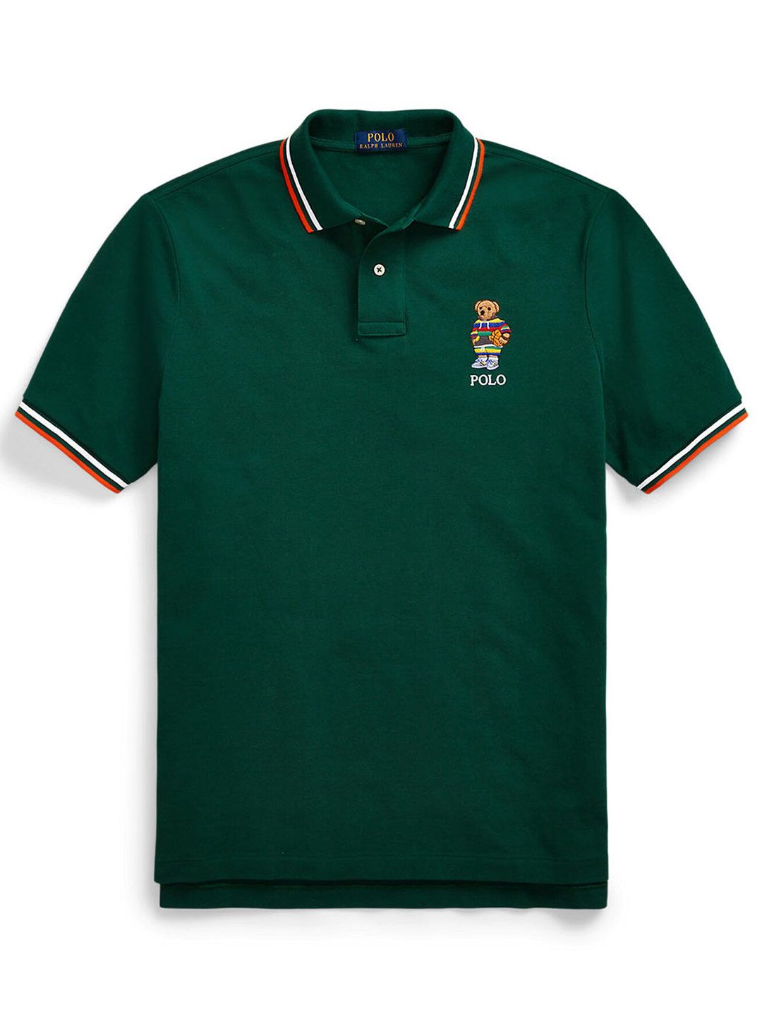Buy Polo Ralph Lauren Men Green Polo Collar T-shirt - Tshirts for