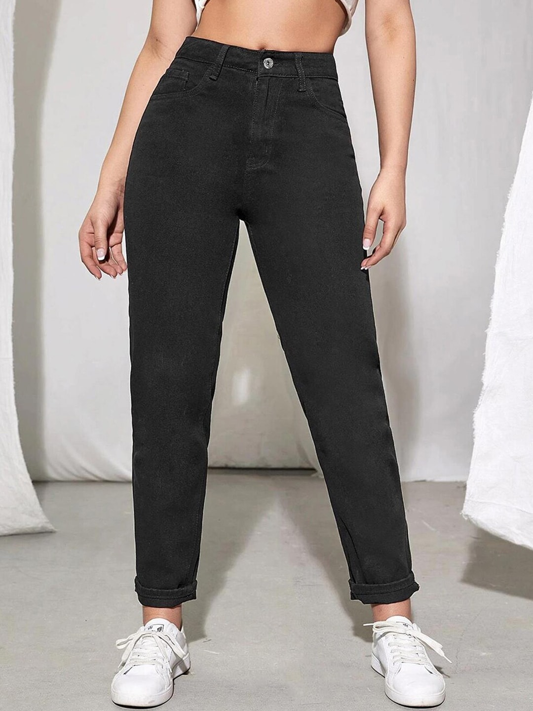Kotty Women Black Jean Slim Fit Stretchable Jeans Price in India