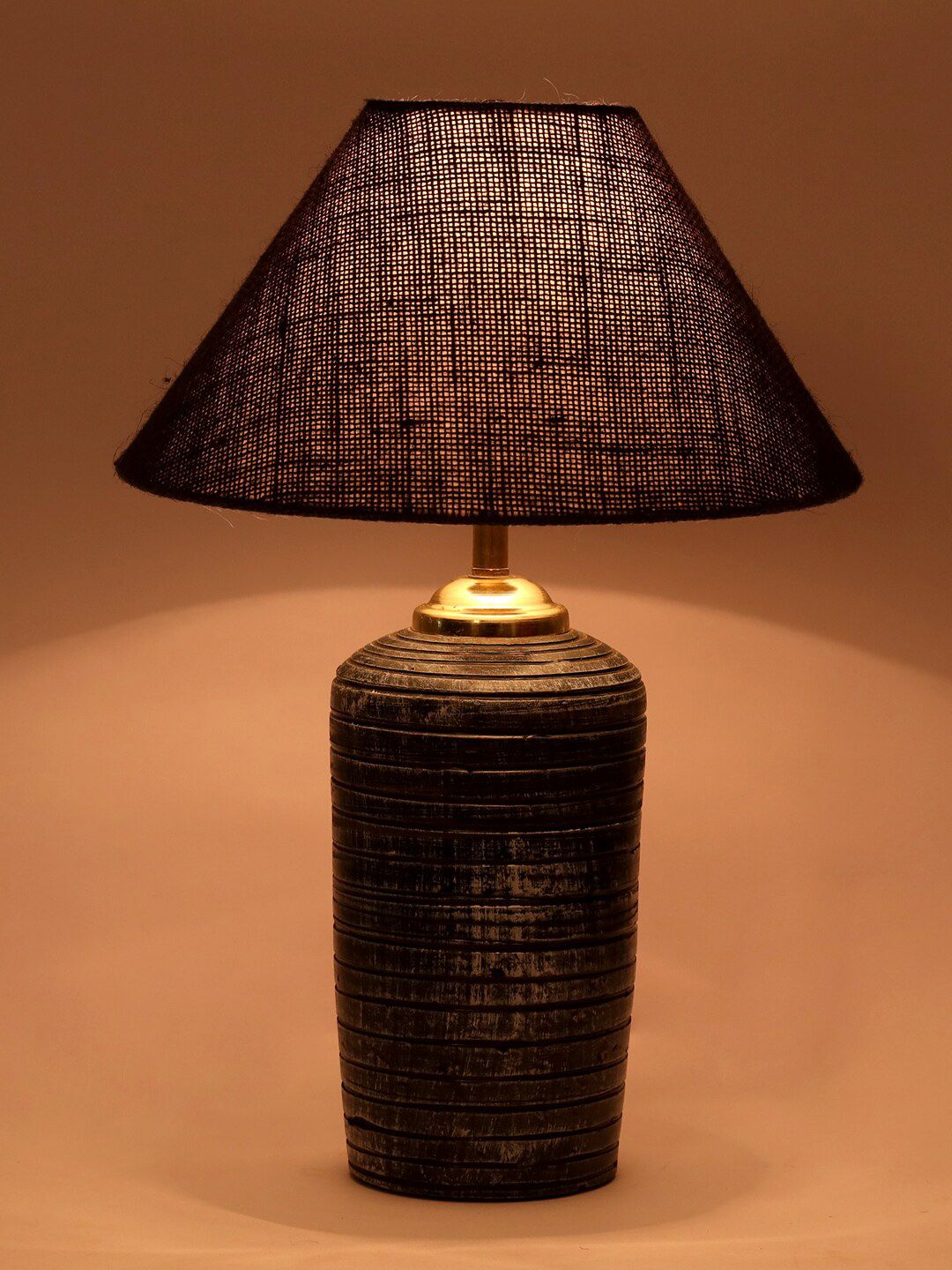 foziq Grey Textured Table Lamps Price in India