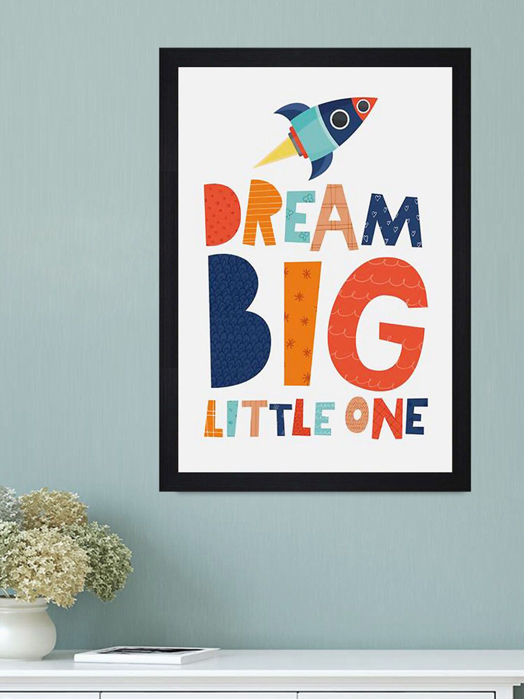 Gallery99 White Dream Big Little One Wall Art Price in India
