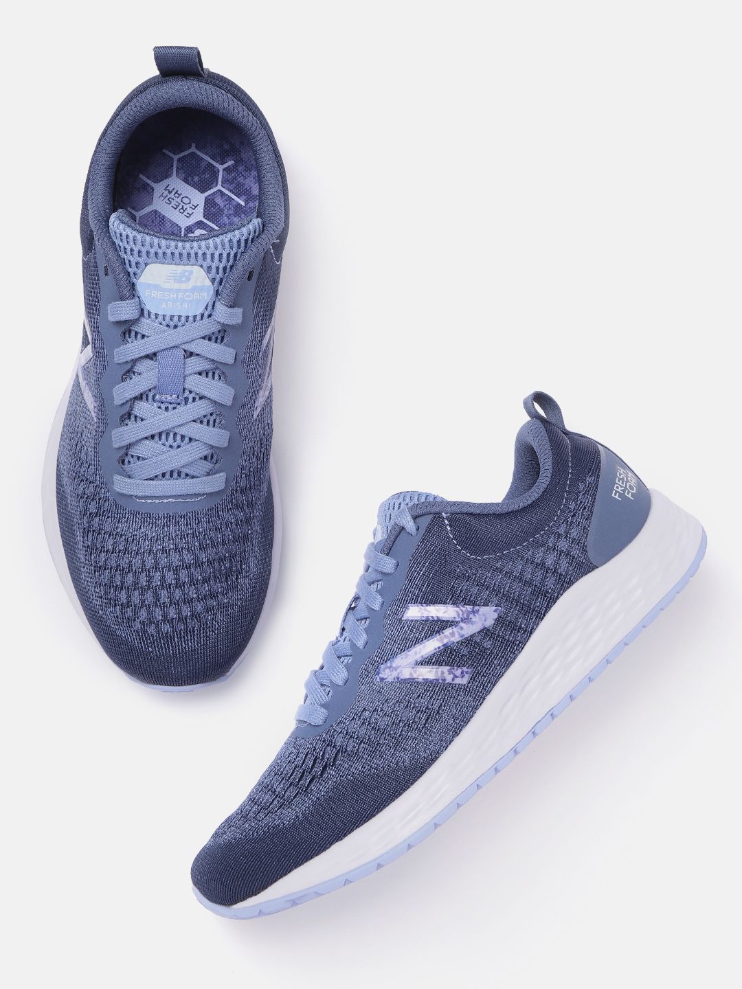 New Balance Women Purple Woven Design Arishi Running Shoes Price in India