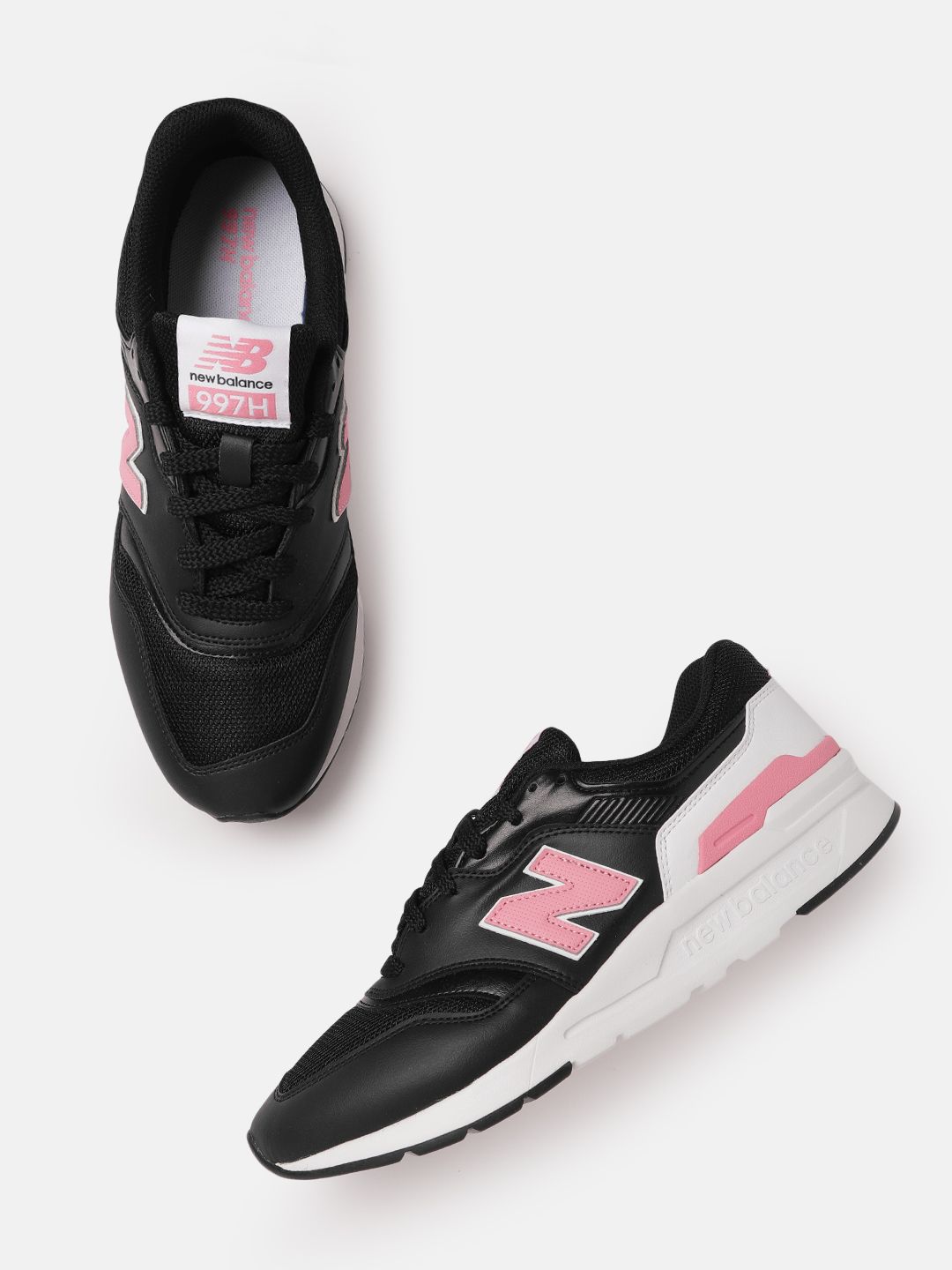 New Balance Women Black Solid Sneakers Price in India