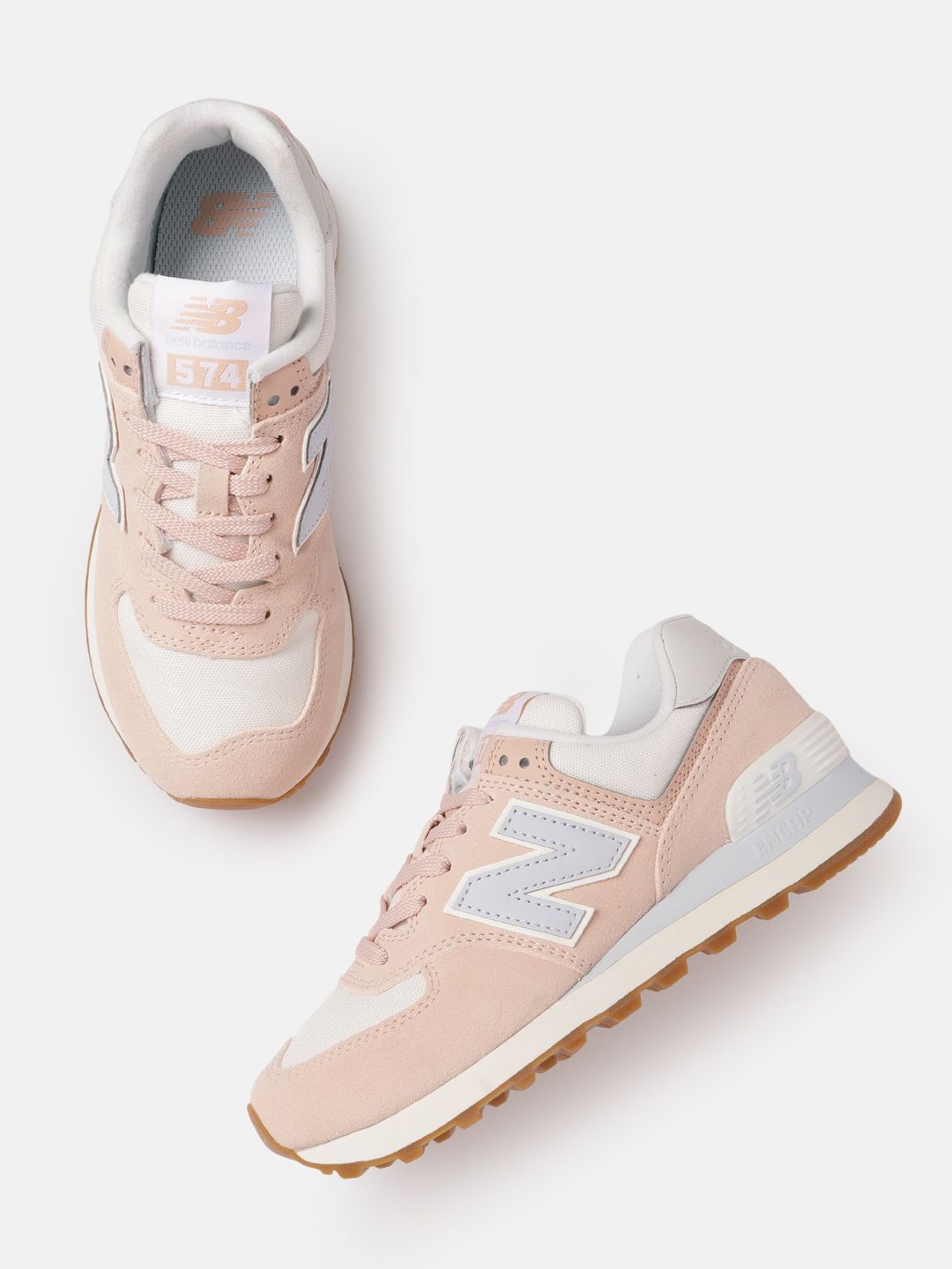 New Balance Women Pink Solid Sneakers Price in India