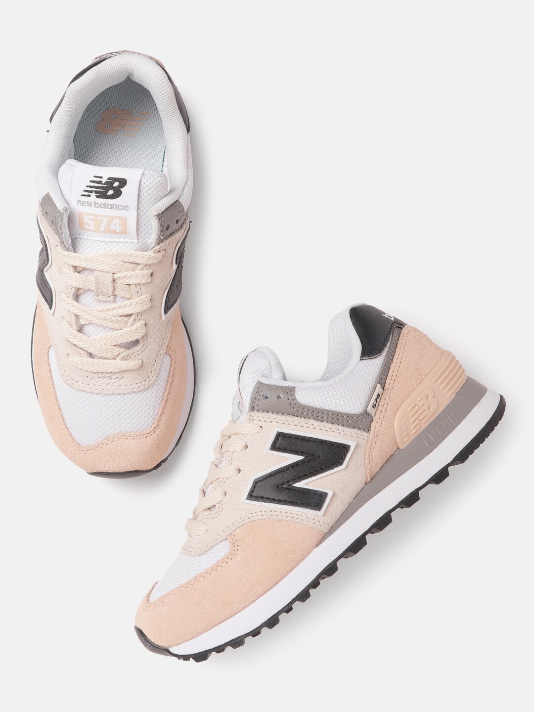 New Balance Women Pink Solid Sneakers Price in India