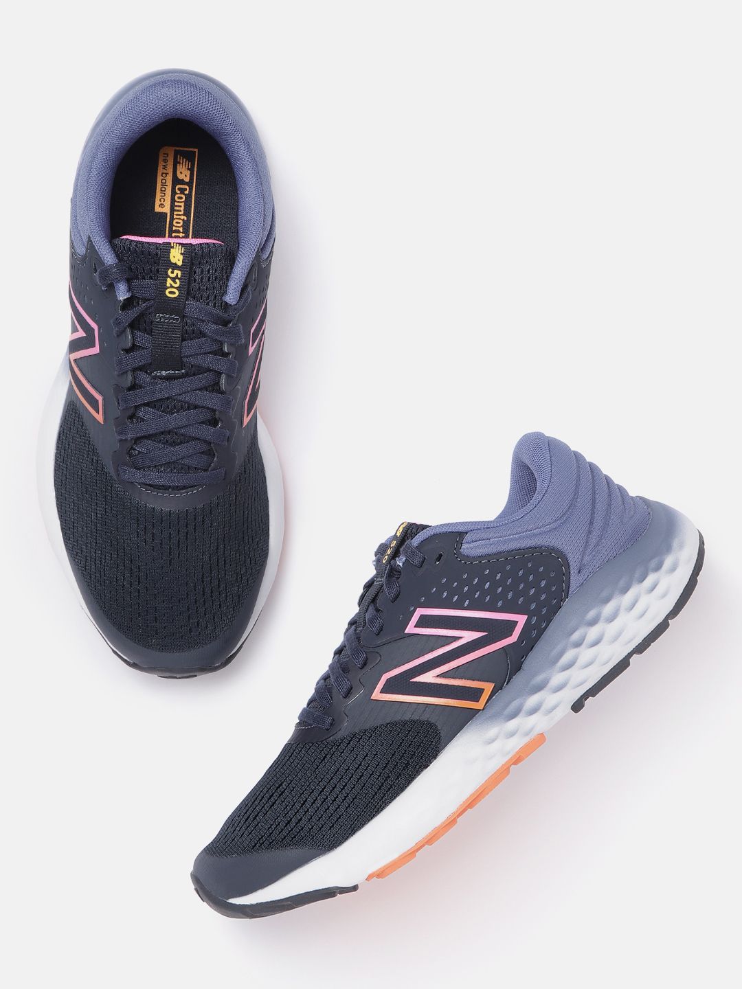 New Balance Women Blue Woven Design 520 Running Shoes Price in India