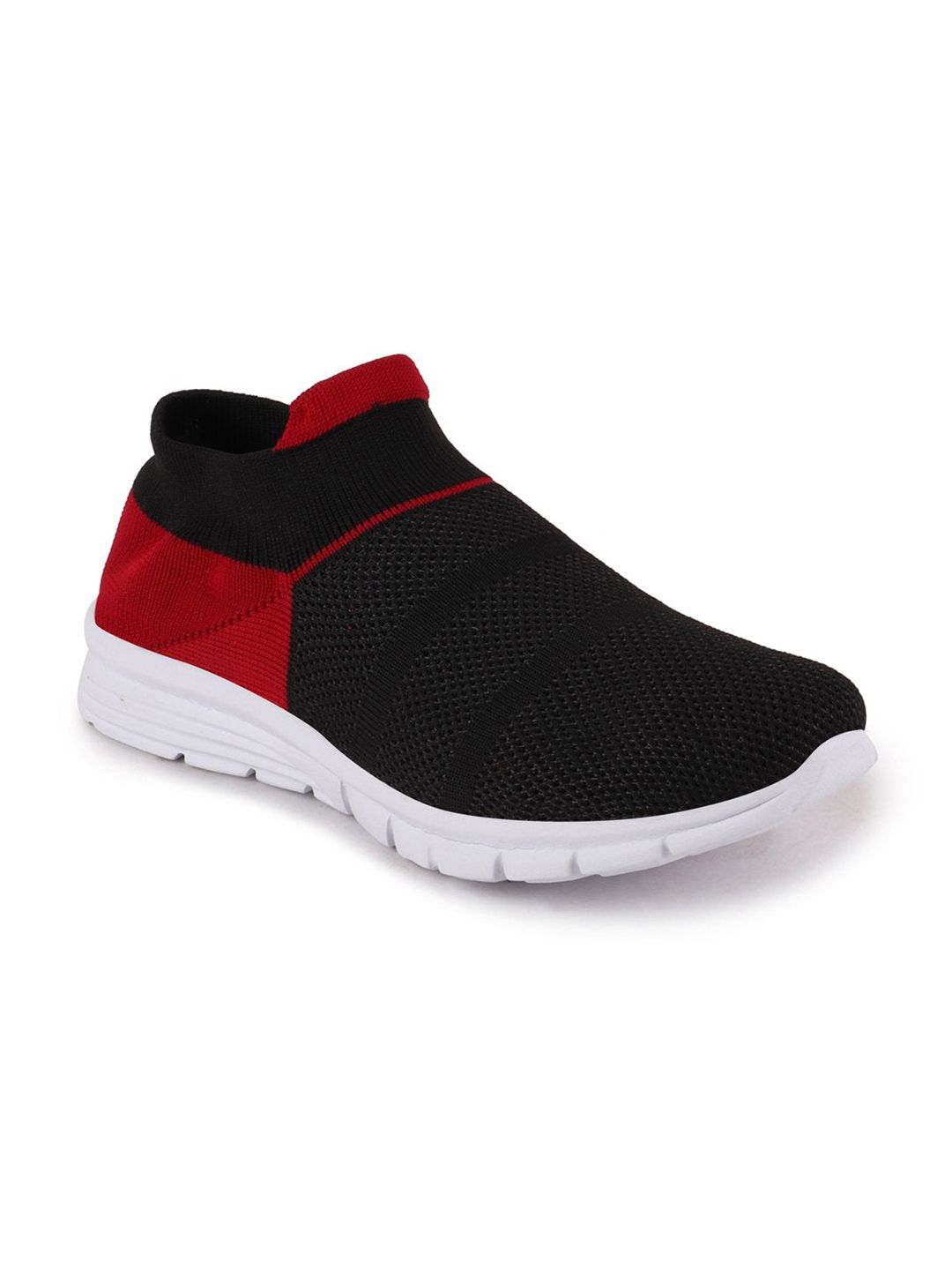 FAUSTO Women Black Mesh Walking Non-Marking Shoes Price in India