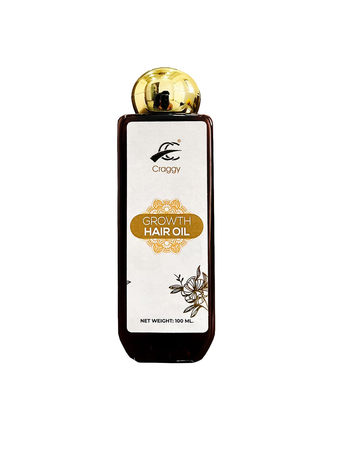 Craggy Cosmetic Transparent Natural Growth Hair Oil