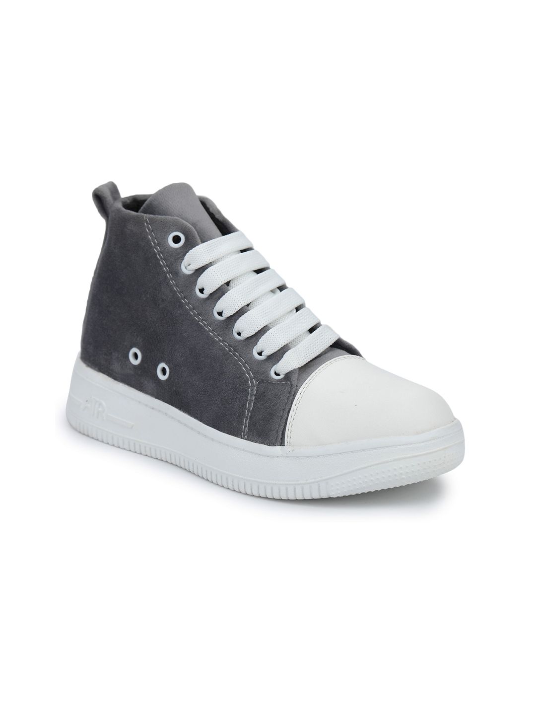 Moonwalk Women Grey Colourblocked Sneakers Price in India