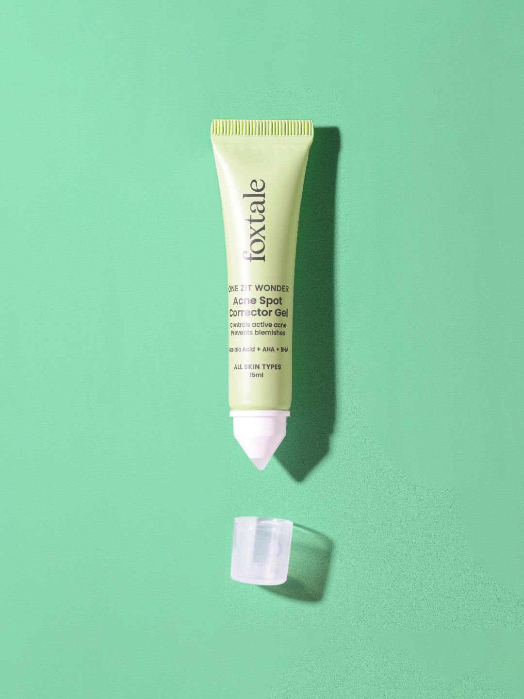 FoxTale One Zit Wonder Acne Spot Corrector Gel- Acne Gel For Pimples Acne Scar Gel - 15ml