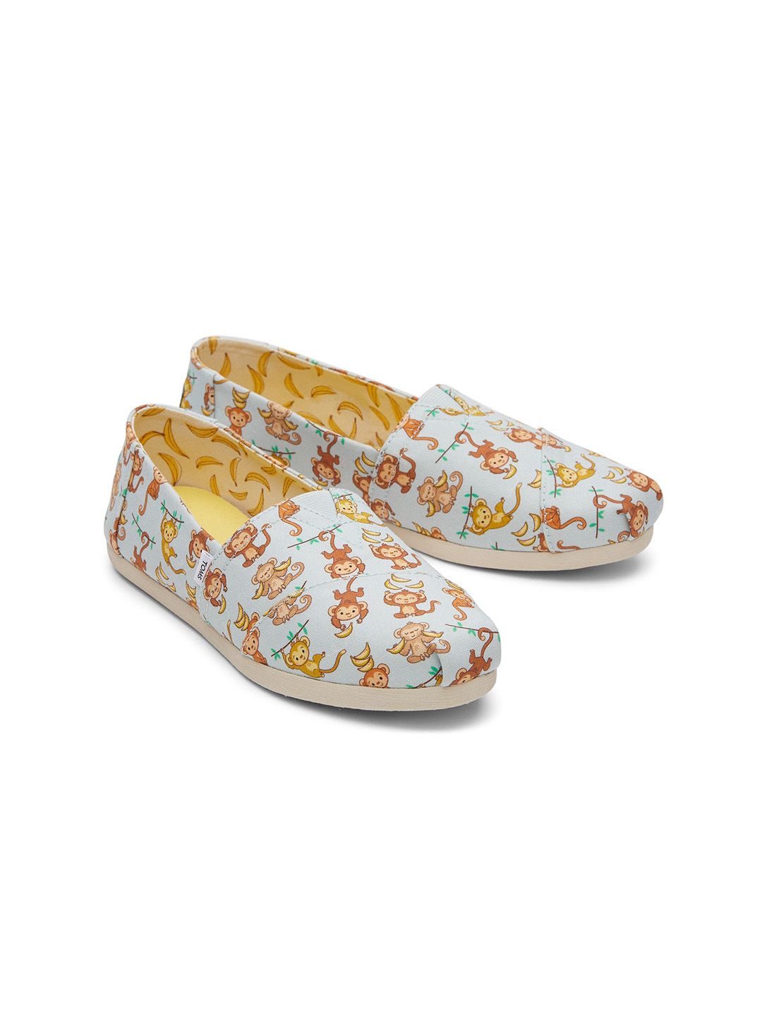 TOMS Women Blue Printed Lightweight Slip-On Sneakers Price in India